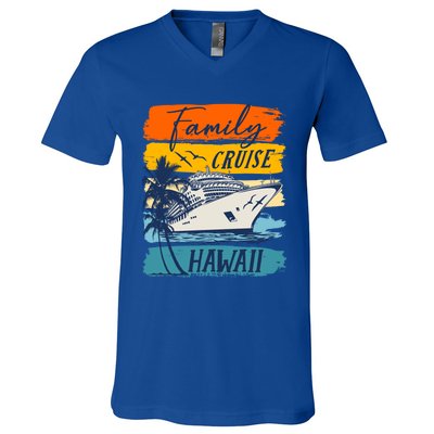 Aloha Hawaii Family Cruise Vacation Trip Cool Gift V-Neck T-Shirt