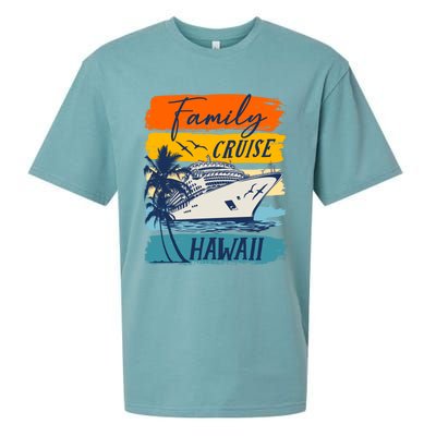 Aloha Hawaii Family Cruise Vacation Trip Cool Gift Sueded Cloud Jersey T-Shirt