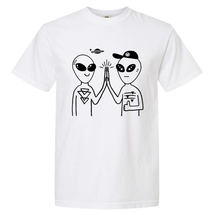 Alien High Five Garment-Dyed Heavyweight T-Shirt