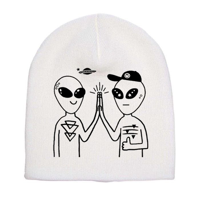 Alien High Five Short Acrylic Beanie