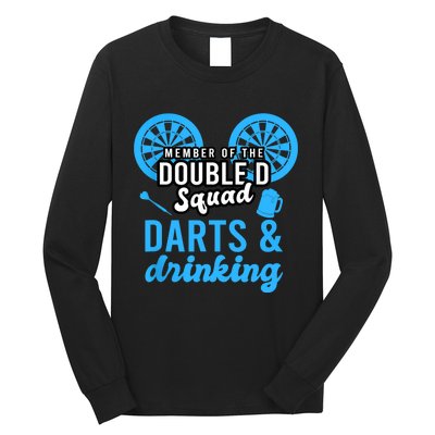 Adult Humor For Dart Player In Pub Funny Dart Long Sleeve Shirt