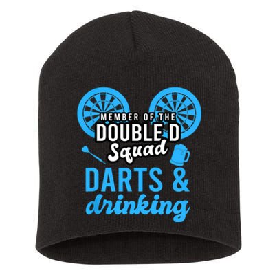 Adult Humor For Dart Player In Pub Funny Dart Short Acrylic Beanie