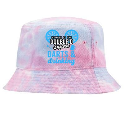 Adult Humor For Dart Player In Pub Funny Dart Tie-Dyed Bucket Hat