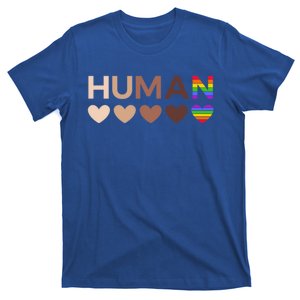 Allinclusive Hearts For Blm Racial Justice And Hu Equality Meaningful Gift T-Shirt