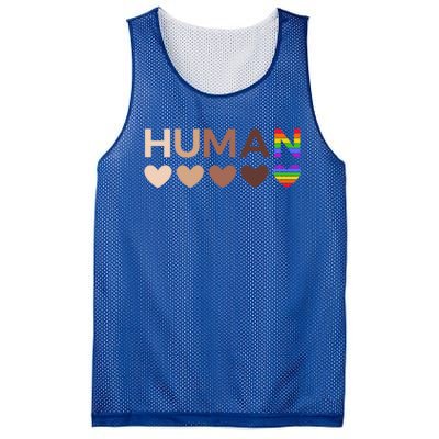 Allinclusive Hearts For Blm Racial Justice And Hu Equality Meaningful Gift Mesh Reversible Basketball Jersey Tank