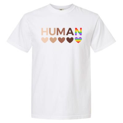 Allinclusive Hearts For Blm Racial Justice And Hu Equality Meaningful Gift Garment-Dyed Heavyweight T-Shirt