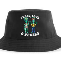 Alien Humor Funny Alien Lover Funny UFO Believe In Alien Sustainable Bucket Hat