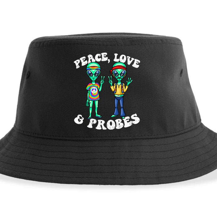 Alien Humor Funny Alien Lover Funny UFO Believe In Alien Sustainable Bucket Hat