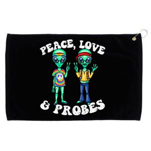 Alien Humor Funny Alien Lover Funny UFO Believe In Alien Grommeted Golf Towel