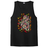 Anatomical Heart Fall Leaves Medical White Word Cloud Art PosiCharge Competitor Tank