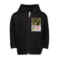 Arthur Having Fun Isnt Hard Gift Toddler Zip Fleece Hoodie