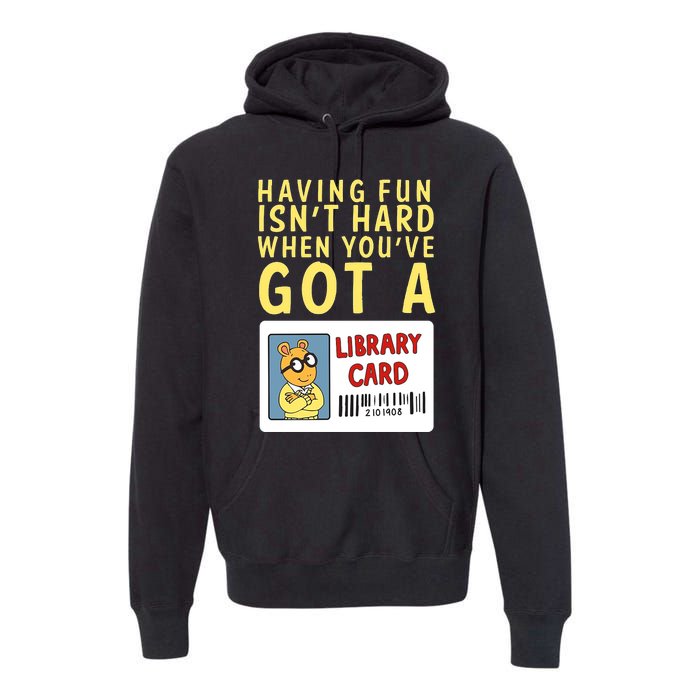 Arthur Having Fun Isnt Hard Gift Premium Hoodie