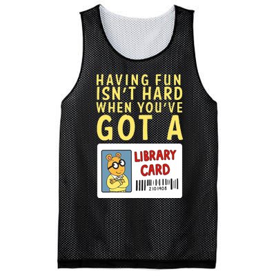 Arthur Having Fun Isnt Hard Gift Mesh Reversible Basketball Jersey Tank