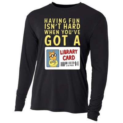 Arthur Having Fun Isnt Hard Gift Cooling Performance Long Sleeve Crew