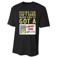 Arthur Having Fun Isnt Hard Gift Performance Sprint T-Shirt