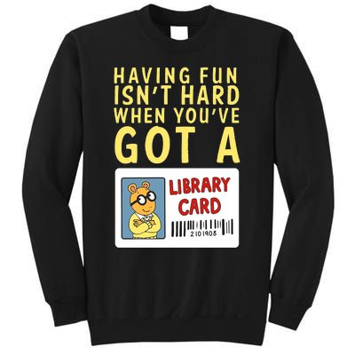 Arthur Having Fun Isnt Hard Gift Tall Sweatshirt