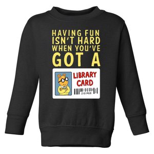 Arthur Having Fun Isnt Hard Gift Toddler Sweatshirt