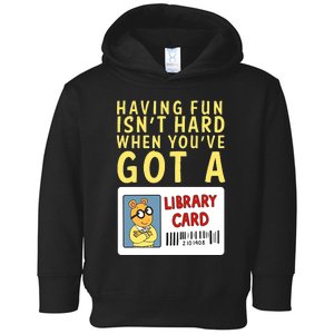 Arthur Having Fun Isnt Hard Gift Toddler Hoodie