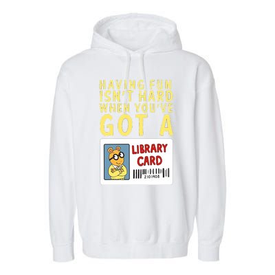 Arthur Having Fun Isnt Hard Gift Garment-Dyed Fleece Hoodie