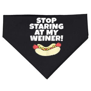 Adult Humor Funny Hot Dog USA-Made Doggie Bandana