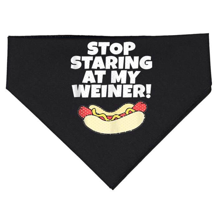 Adult Humor Funny Hot Dog USA-Made Doggie Bandana