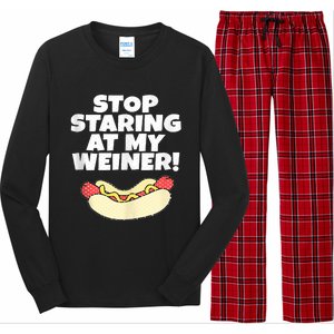 Adult Humor Funny Hot Dog Long Sleeve Pajama Set