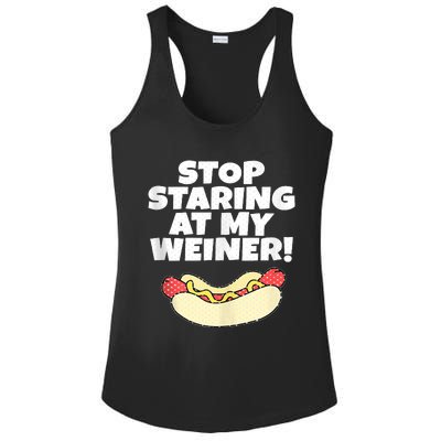 Adult Humor Funny Hot Dog Ladies PosiCharge Competitor Racerback Tank