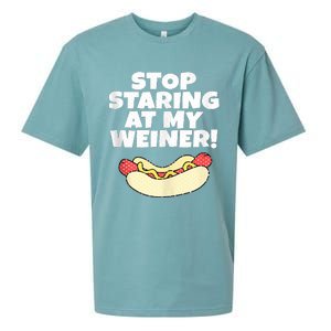 Adult Humor Funny Hot Dog Sueded Cloud Jersey T-Shirt