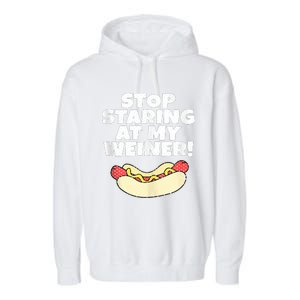 Adult Humor Funny Hot Dog Garment-Dyed Fleece Hoodie