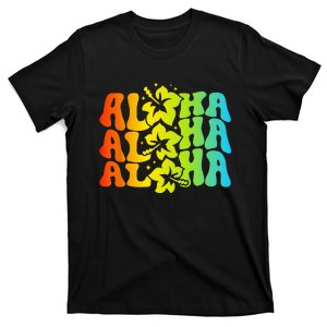 Aloha Hawaiian Flower Hawaii Vacation T-Shirt