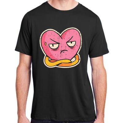 Angry Heart Funny Adult ChromaSoft Performance T-Shirt