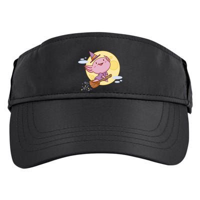 Axolotl Halloween Flying Witch Adult Drive Performance Visor