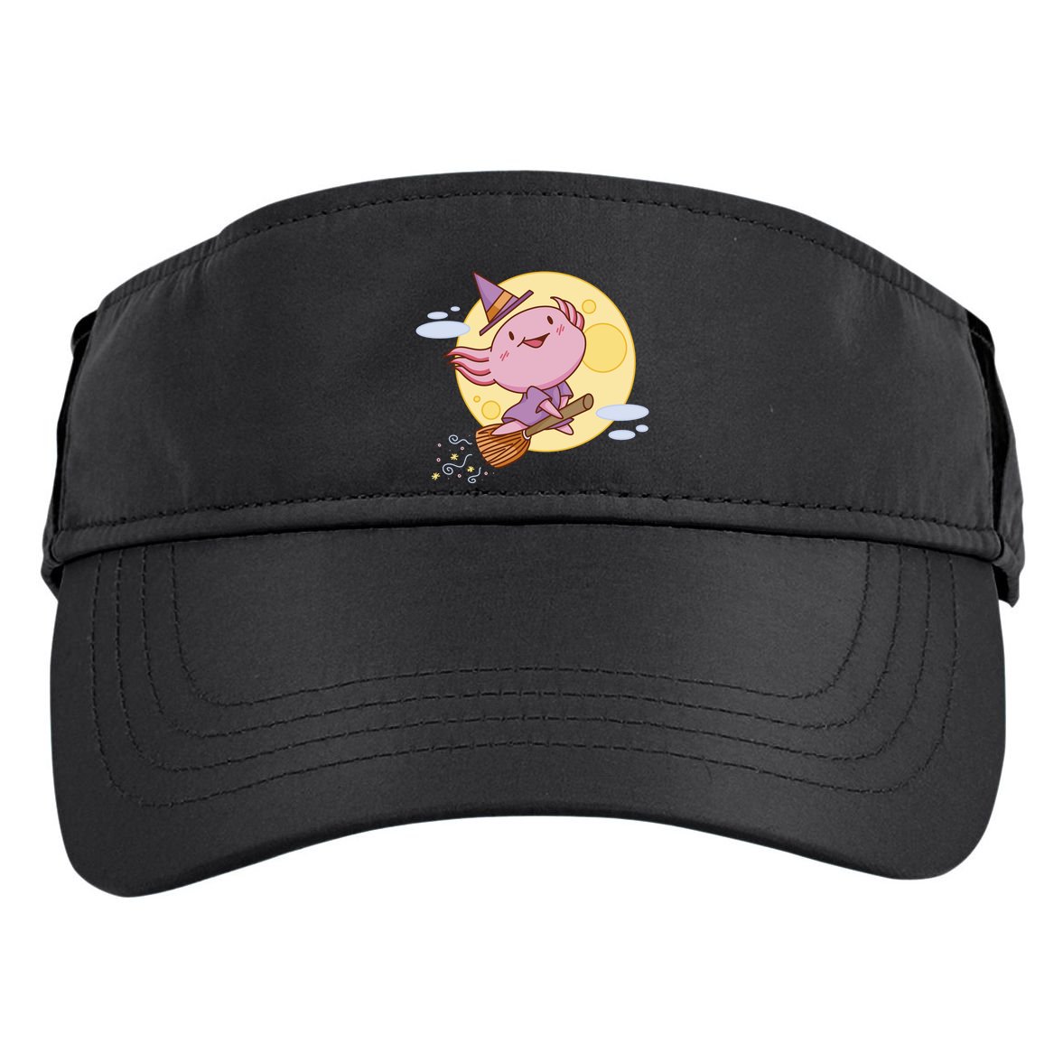 Axolotl Halloween Flying Witch Adult Drive Performance Visor