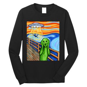 Alien Humor Funny Alien Lover Funny UFO Believe In Aliens Long Sleeve Shirt