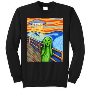 Alien Humor Funny Alien Lover Funny UFO Believe In Aliens Sweatshirt