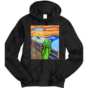 Alien Humor Funny Alien Lover Funny UFO Believe In Aliens Tie Dye Hoodie