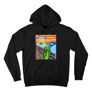 Alien Humor Funny Alien Lover Funny UFO Believe In Aliens Tall Hoodie