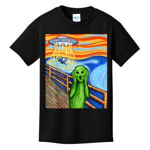 Alien Humor Funny Alien Lover Funny UFO Believe In Aliens Kids T-Shirt