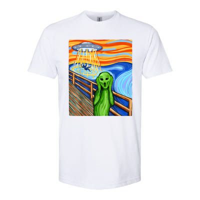 Alien Humor Funny Alien Lover Funny UFO Believe In Aliens Softstyle® CVC T-Shirt