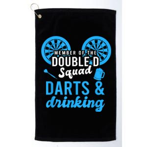 Adult Humor For Dart Player In Pub Funny Dart Platinum Collection Golf Towel