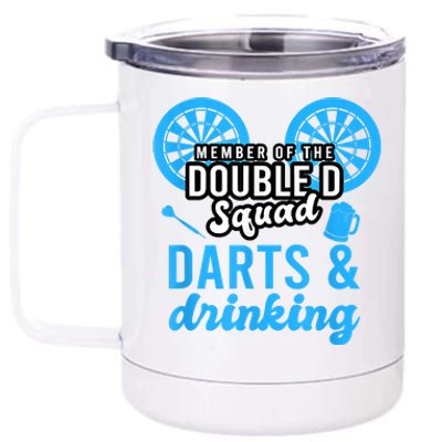 Adult Humor For Dart Player In Pub Funny Dart 12 oz Stainless Steel Tumbler Cup