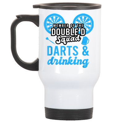 Adult Humor For Dart Player In Pub Funny Dart Stainless Steel Travel Mug