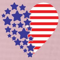 American Heart Flag 25L Jumbo Tote