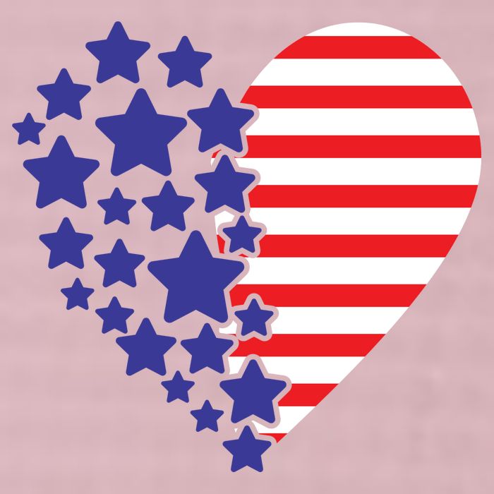 American Heart Flag 25L Jumbo Tote