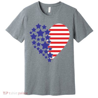 American Heart Flag Premium T-Shirt