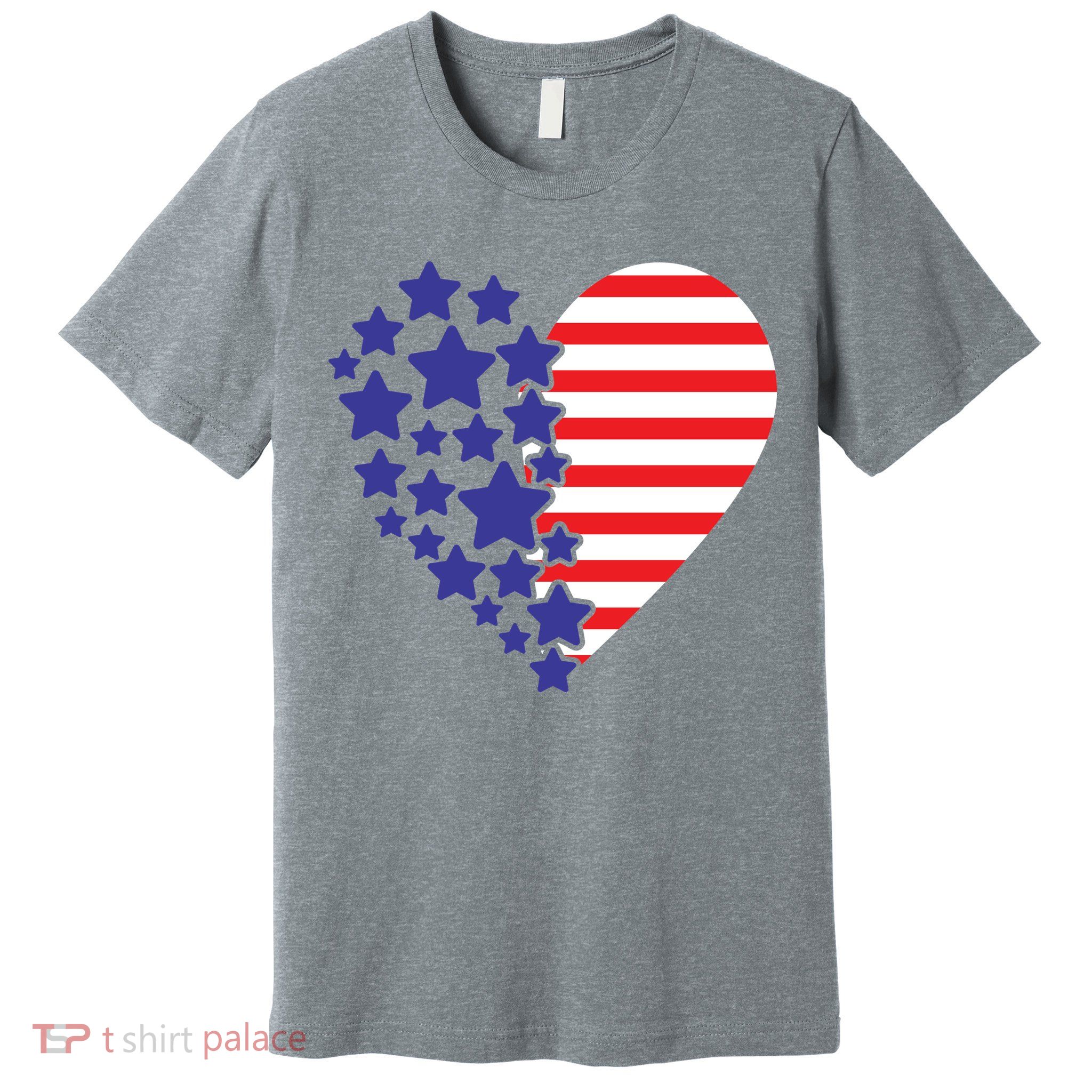 American Heart Flag Premium T-Shirt