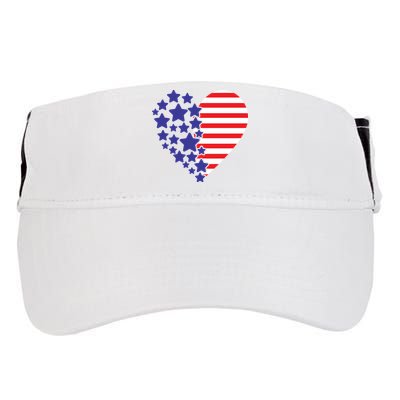 American Heart Flag Adult Drive Performance Visor