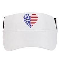 American Heart Flag Adult Drive Performance Visor