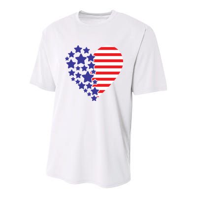 American Heart Flag Youth Performance Sprint T-Shirt