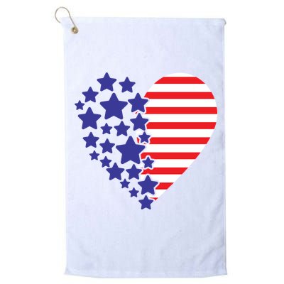 American Heart Flag Golf Towel